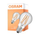 Osram Led Star Classic LED E27 Poire Filament Claire 7.3W 806lm - 827 Blanc Très Chaud | Avec Détecteur De Lumière