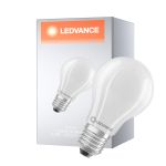 Ledvance Classic Superior LED Ampoule E27 Poire Filament Dépolie 5.7W 1055lm - 827 Blanc Très Chaud | Dimmable - Équivalent 75W