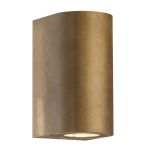 Nordlux Canto Applique Murale Laiton Dorée Up & Down | Convient pour 2x GU10
