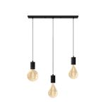 Calex XXL Dorée Filament Ensemble complet - Including 3 XXL Ampoules + Cordset Rectangulaire base