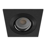 Noxion Encastré Spot Boxi MR16 Inclinable Noir |Diamètre 80mm - IP20 - incl. GU10 Culot 