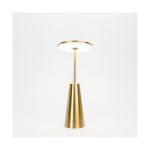 Eglo Lampe De Chevet Piccola Acier Dorée 2W 270lm - 824-830-840 CCT | IP54 - Touch Dimmable - USB-C