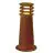 SLV 40 Lampadaires Salon Acier Rouille Rond | Extérieur - IP55 - Convient pour 1x E27 