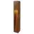 SLV Slot 80 Lampadaires Salon Acier Rouille | Extérieur - IP44 - Convient pour 1x E27 