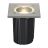 SLV Dasar Exact 116 Spot Au Sol Carré Acier Inoxydable | IP67 - Convient pour 1x GU10 Max. 35W - Dimmable