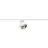 SLV Spot Sur Rail Kalu Rail Monophasé Aluminium Blanc | Convient pour 1x GU10 (AR111) 
