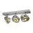 SLV Kalu Spot Aluminium Gris Rond | Convient pour 3x GU10 (AR111) 