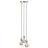 Nordlux Paco Suspension Luminaire Métal 3-Spot Laiton | Convient pour 3x E27