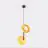 Emibig Suspension Luminaire Vanila Acier Orange | Convient pour 2x G9 - Max 8W