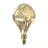 Calex XXL Organic Evo Champagne LED E27 Filament 6W 100lm- 818 Blanc Très Chaud | Dimmable