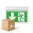 Lot 4x Noxion LED Éclairage de secours | Montage mural/plafond  | 3.5W | 3H incl. Panneau 4 directions de PVC