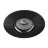 Noxion Encastré Spot Logic MR16 Inclinable Noir | 92mm - Diamètre 80mm - IP20 - incl. GU10 Culot 