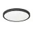 Eglo Plafonnier Éclairage de salle de bains Fueva 6 Plastique Noir 14.2W 2000lm - 827-840-865 CCT