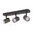 Eglo Plafonnier Consuma 1 Acier Bronze Noir | IP44 - Convient pour 3x GU10 