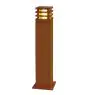 SLV Carré 70 Lampadaires Salon Acier Rouille Carré | Extérieur - IP55 - Convient pour 1x E27 