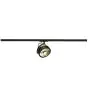 SLV Spot Sur Rail Kalu Rail Monophasé Aluminium Noir | Convient pour 1x GU10 (AR111) 