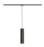 SLV Spot sur rail Suspension Luminaire Spot Enola B Rail Monophasé Aluminium Noir | Convient pour 1x GU10 