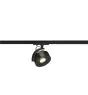 SLV Spot Sur Rail Kalu Rail Monophasé Aluminium Noir 13W 970lm 95D - 830 Blanc Chaud | Dimmable 