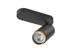 SLV Grip! Aluminium Spot Noir | Convient pour 1x GU10