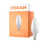 Osram LED Classic E14 Bougie Filament Dépolie 1.2W 255lm - 840 Blanc Froid | Équivalent 25W