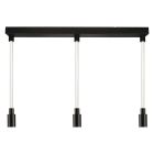 Ledvance Decor Glow Suspension Luminaire Noir 28W 1400lm - 927 Blanc Très Chaud | 700mm - Meilleur Rendu Des Couleurs