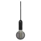 Osram LED Vintage 1906 Suspension Luminaire Rond Noir | Convient pour E27