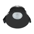 Nordlux Downlight Albric Aluminium Noir 8W 590lm 38D - 927 | 90mm - IP44 - Meilleur Rendu Des Couleurs - Dimmable