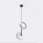 Emibig Suspension Luminaire Vanila Acier Gris | Convient pour 2x G9 - Max 8W