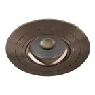 Noxion Encastré Spot Logic MR16 Inclinable Bronze | 92mm - Diamètre 80mm - IP20 - incl. GU10 Culot 
