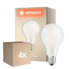 Lot 4x Ledvance Classic LED E27 Poire Filament Dépolie 24W 3452lm - 840 Blanc Froid | Équivalent 200W
